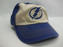 Tampa Bay Lightning NHL Hockey Hat Blue White Strapback Baseball Cap - £15.73 GBP
