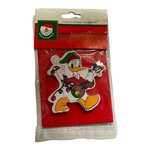 Disney Kurt Adler Santas World Donald Duck With Lights Painted Wood Magnet - £7.02 GBP