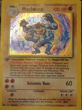 Machamp(1st Edition ) Holo Pokemon #8 Vg condition 1999 Wizards - $18.99