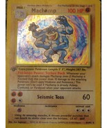 Machamp(1st Edition ) Holo Pokemon #8 Vg condition 1999 Wizards - $26.34 CAD