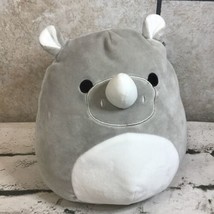 Squishmallows Irving Plush Rhino Rhinoceros 8” Stuffed Animal Super Soft - £9.41 GBP