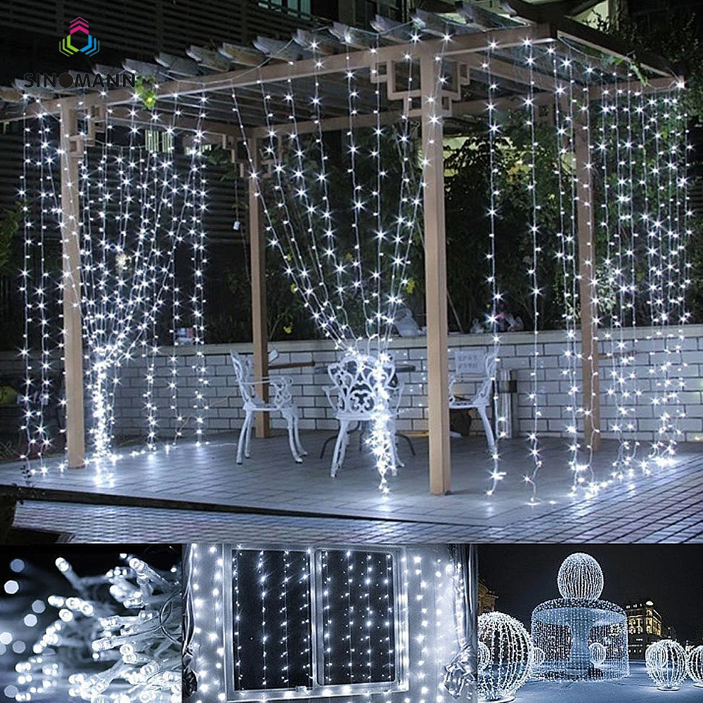  x  300 LED Home Outdoor Holiday Christmas Decorative Wedding Xmas String Fairy  - £83.83 GBP