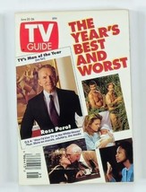 TV Guide Magazine June 20 1992 Ross Perot TV&#39;s Man of the Year NY Metro Ed. - £7.57 GBP