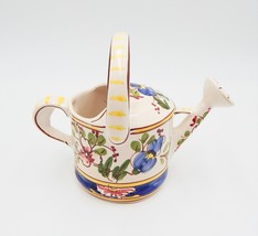 Andrea By Sadek Jay Willfred Porcelain Watering Can Hand Painted Portugal - £17.63 GBP
