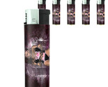 Bad Girl Pin Up D4 Lighters Set of 5 Electronic Refillable Butane  - $15.79
