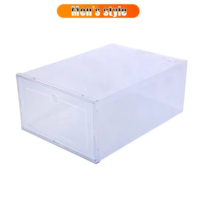 1pc Transparent Storage Box For Shoes Men Women Shoes Organizer Foldable Stackab - £108.80 GBP