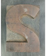 NUMBER 2 TWO Vtg Wood &amp; Metal Letterpress Print Type Printers Block Cut ... - $14.00