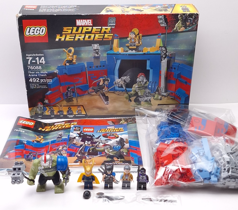 Lego Marvel Super Heroes: Thor vs Hulk: Arena Clash 76088 100% Complete - $117.08 Lego Marvel Super Heroes: Thor vs Hulk: Arena Clash 76088 100% Complete - $117.08