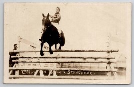 RPPC Stampede Young Rider Lawrence Welsh 1926 Monteal Canada Postcard A49 - $19.95