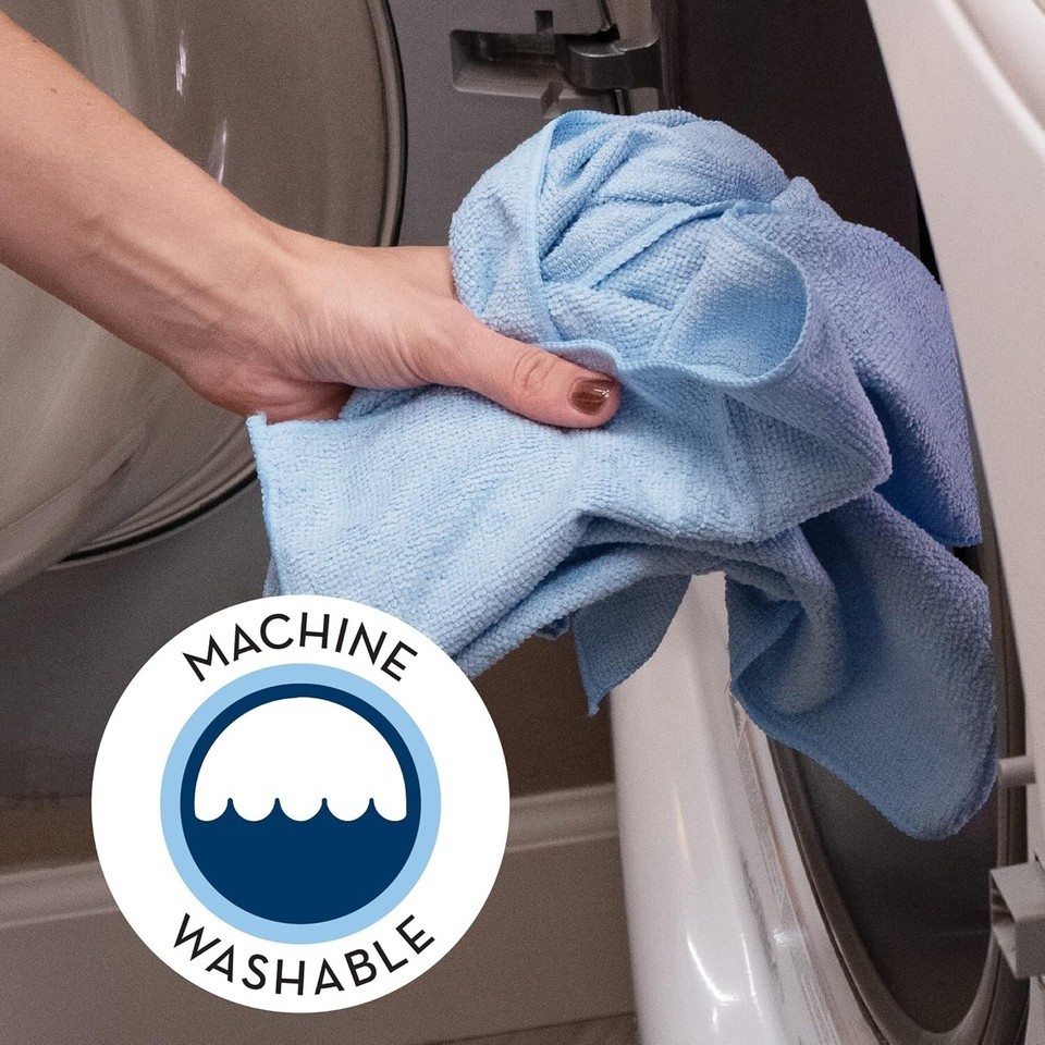 Machine Washable Microfiber Towels, 150 Pack - Sustainable Cleaning Essentials Item image 7