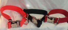 3/4 Adjustable Dog Collar Metal Side Release Buckles Heavy Duty Hand Made - $11.95