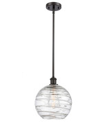 Mini Pendant Athens Deco Swirl 10&quot; Oil Rubbed Bronze Ballston 516-1S-OB-... - €188,20 EUR
