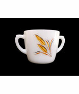 Fire King Anchor Hocking Golden Wheat Open Sugar Bowl Mint FREE SHIPPING - $12.99
