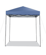 6.6 x 6.6 Feet Outdoor Pop-up Canopy Tent with UPF 50+ Sun Protection-Bl... - $194.91 CAD