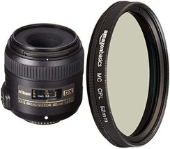 Nikon Af-S Dx Micro-Nikkor 40Mm Close-Up Lens With Circular Polarizer, 5... - £298.95 GBP