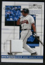 2004 Donruss Timelines Material #5 Andruw Jones; Authentic Game-Worn Jersey - £5.44 GBP