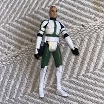 Star Wars Clone Wars Clone Trooper Commander Gree Figure 3.75" No Helmet - $12.47