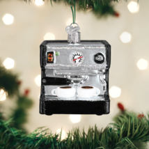 Old World Christmas Espresso Machine Coffee Shop Christmas Ornament 32319 - £15.75 GBP