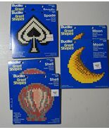 LOT Vintage 1982 Bucilla Great Shapes Pre-Cut Plastic Canvas w/ Charts – 6 - €8,40 EUR