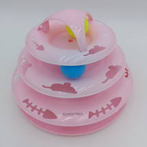 KDINOBIA Pet toys Safe Automatic Interactive Cats Toy for All Breeds Cats, Pink - £22.37 GBP