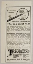 1930 Print Ad Richardson Brookside No. 99 Fishing Rods Made in Chicago,Illinois - £7.16 GBP