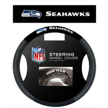 Seattle Seahawks Steering Wheel Cover Mesh Style CO - $857.25 MXN