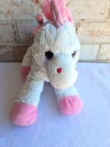 Best Made Toys Unicorn Plush Stuffed Animal White Pink Heart - $15.29