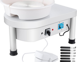  350W Electric Wheel for Pottery with Foot Pedal and Detachable Basin Ea... - $287.56