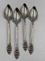 Oneida Community Stainless Steel NORDIC CROWN Fruitspoons Set of 4 - £23.58 GBP