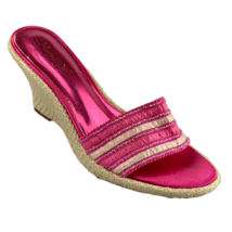 Madeline Shoes Prudence Espadrille Platform Wedge Slide Sandals Women&#39;s 10M - £17.87 GBP