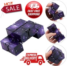 Infinity Cube Mini Toy Finger Anxiety Stress Relief Cube Blocks Children Kid - £6.48 GBP