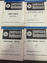 1980 1981 Chrysler Outboard 100HP 115HP 140HP Service Manual OEM Set W P... - $80.18