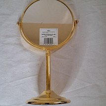 Vtg Irving W. Rice 6&quot; Brass Mirror Double Sided 3X Polished M506 Irice NEW - £50.27 GBP