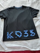 NIKE Kevin Durant KD 35 Dri Fit Stay Cool T-Shirt Black - £16.53 GBP