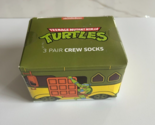 Teenage Mutant Ninja Turtles Gift Box 3 Pairs of Socks Shoe Size 8-12  B... - $6.87
