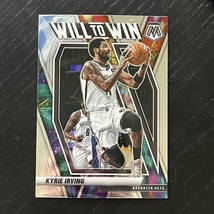 2020-21 Panini Mosaic Basketball Kyrie Irving Will To Win #14 Brooklyn Nets - £1.59 GBP