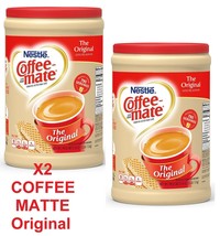 X2 Nestle Coffee Mate Original Powdered Creamer 2 Canisters Of 56oz Each FRESH!! - £17.82 GBP
