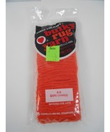 1 Vintage Red Heart pre-cut    Dark Orange 619     Latch Hook Rug Yarn 3... - £2.37 GBP