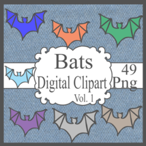 Bats Digital Clipart Vol. 1 - €1,75 EUR