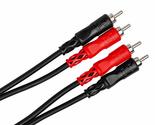 Hosa CRA-201 Dual RCA to Dual RCA Stereo Interconnect, 1 Meter - £10.75 GBP