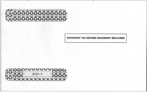 EGP IRS Approved - 4-Up Horizontal Laser W-2 Envelope, 9&quot; x 5 5/8&quot;, 25 E... - $14.35