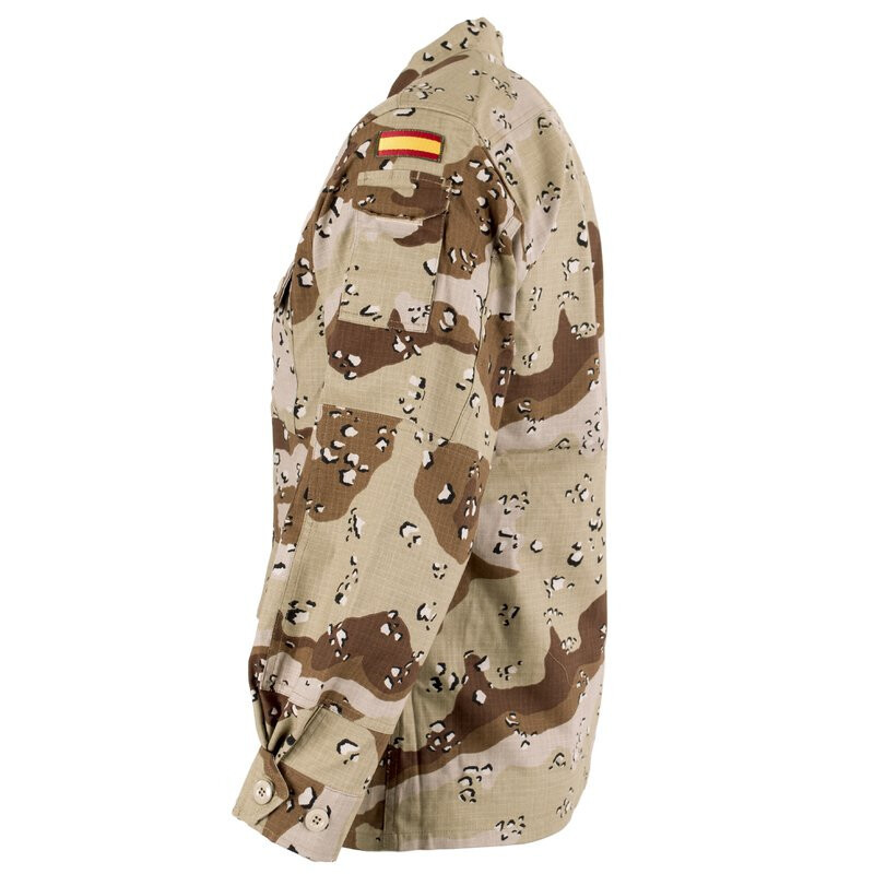 Authentic Spanish Air Force Desert Field Shirt Six Color Desert Camo Pattern Item image 3