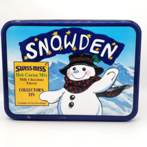 Vtg. Swiss Miss Hot Cocoa Snowden the Snowman Collector’s Christmas Tin TIN ONLY - £7.65 GBP