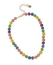 Stone Fireball Collar Necklace - $221.44