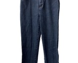 Jones New York Signature Womens Size 8 Hemmed Jeans Dark Wash Mid Rise S... - $12.18