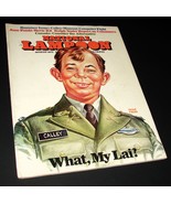 NATIONAL LAMPOON Magazine Aug 1971 WHAT MY LAI? Alfred E Neuman KELLY FR... - $104.99