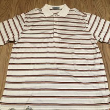 Alan Flusser Men&#39;s Size M Casual Polo Shirt Short Sleeve 100% Supima  cotton - £9.55 GBP