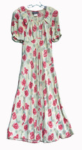 Carole Little Size 8 Rose Garden Dress Cottagecore Vintage 90&#39;s Victorian Detail - £47.77 GBP