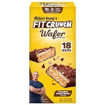 FITCRUNCH Wafer Protein Bars, 16g of Protein &amp; 3g of Sugar (18 Bars, Cho... - $33.31