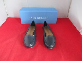 JACK ROGERS Jelly Millie Moccasin Flats - Midnight Navy - US Size 6  -  ... - £19.00 GBP